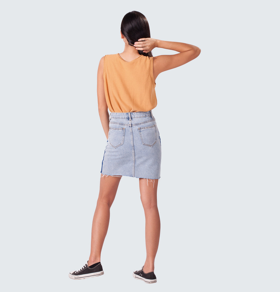 Panelled Skirt - Mantou Clothing